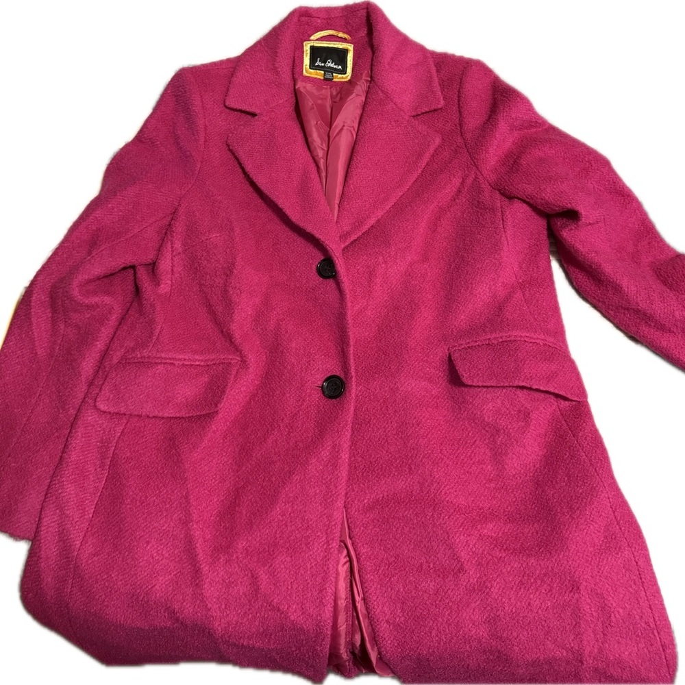 Sam Edelman solid lapel felted coat
